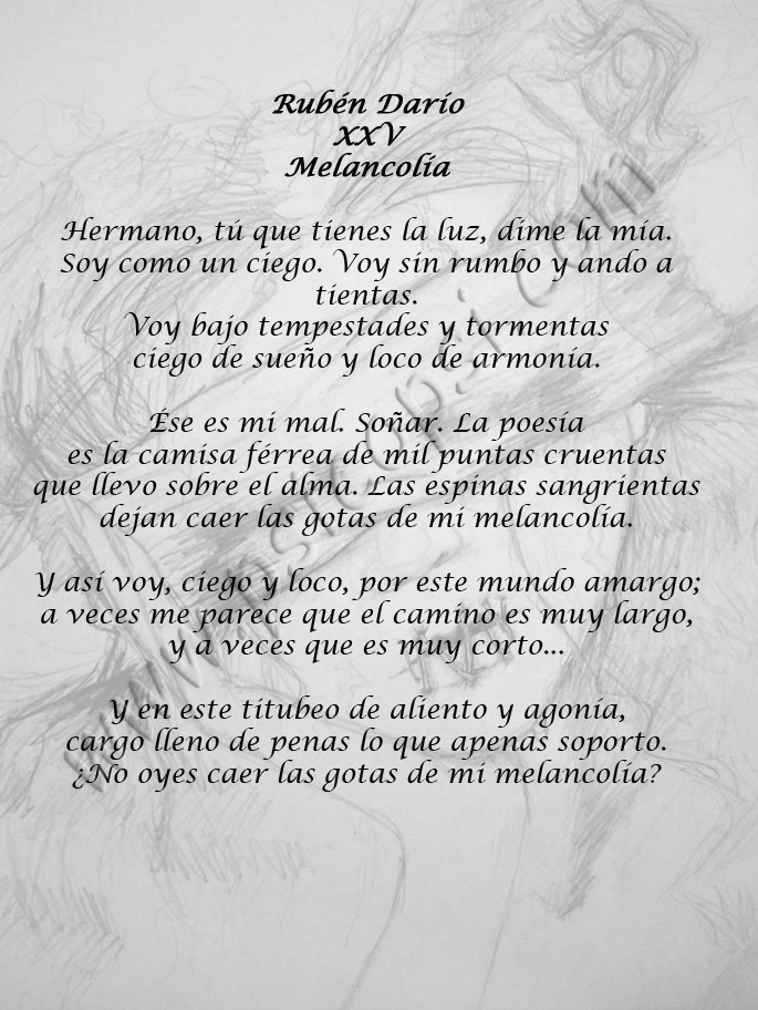Poemas Psy: Melancolía (R. Darío)