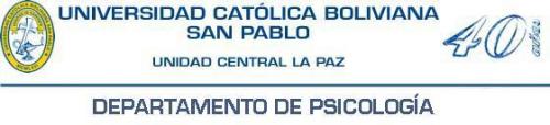 universidad catolica boliviana de psicologia
